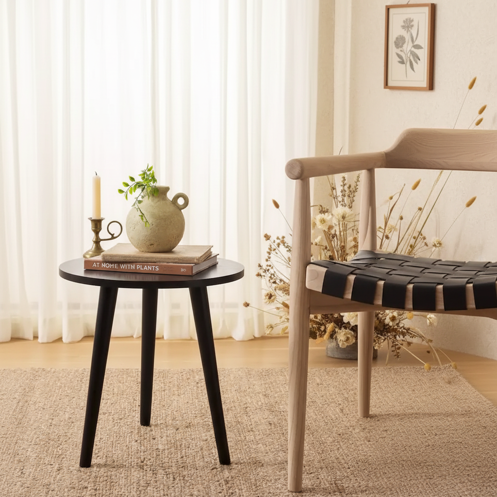 Table d'appoint ronde