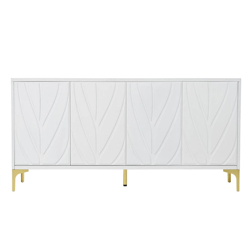 Buffet 4 portes sculpté créatif