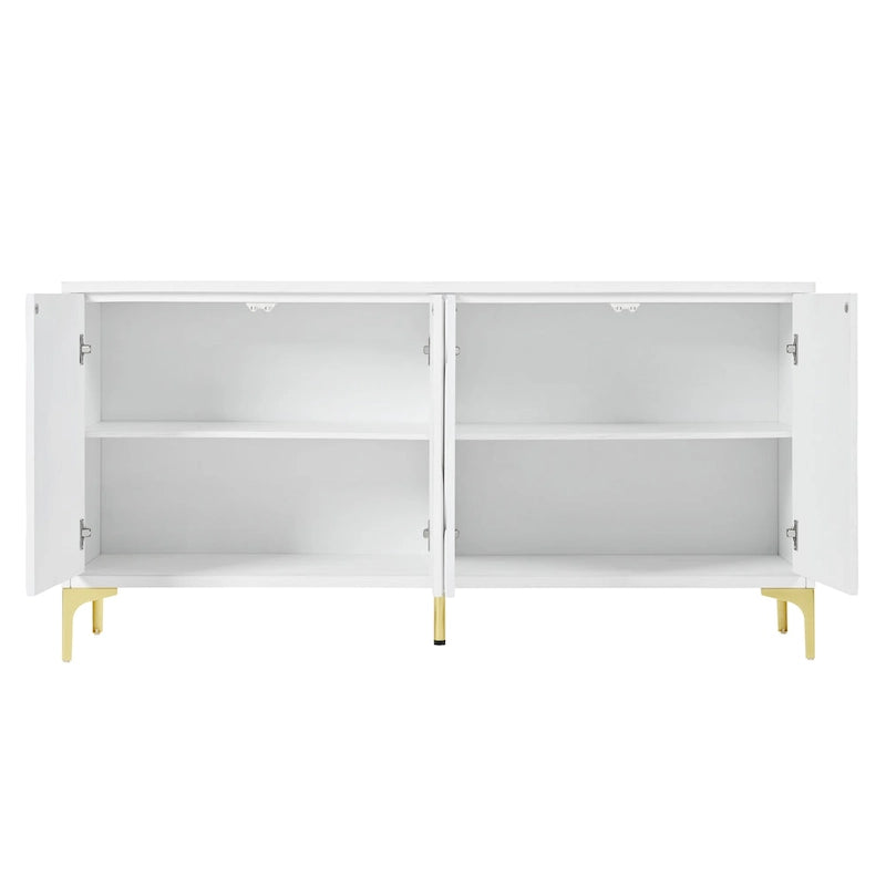 Buffet 4 portes sculpté créatif