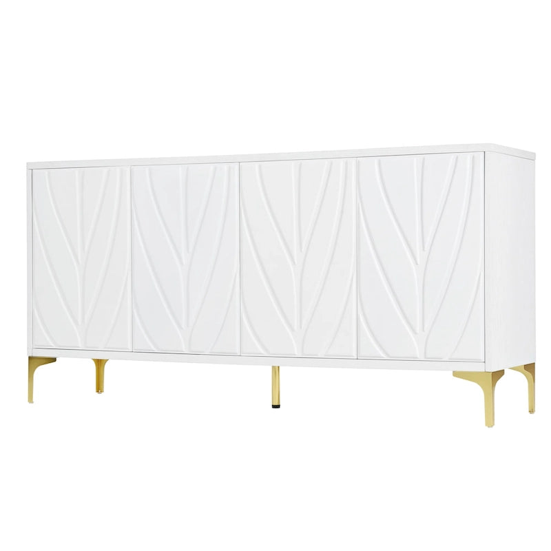 Buffet 4 portes sculpté créatif