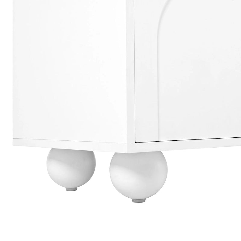 Meuble TV de rangement moderne pour salon ou chambre à coucher