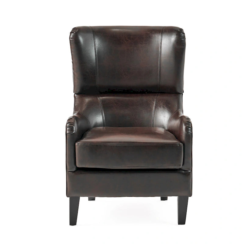 Fauteuil d'appoint dossier haut