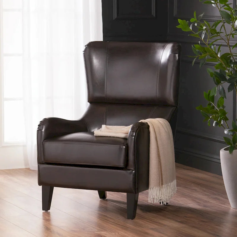 Fauteuil d'appoint dossier haut