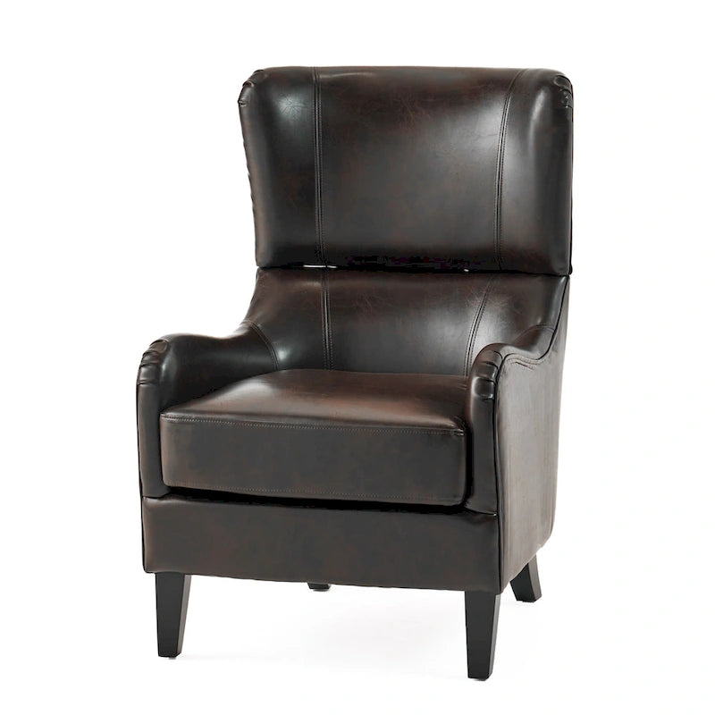 Fauteuil d'appoint dossier haut