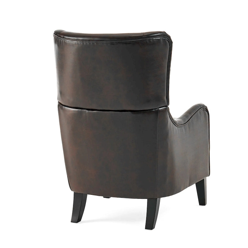 Fauteuil d'appoint dossier haut