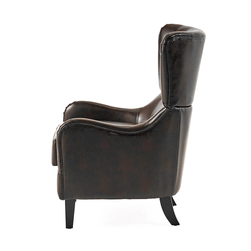 Fauteuil d'appoint dossier haut