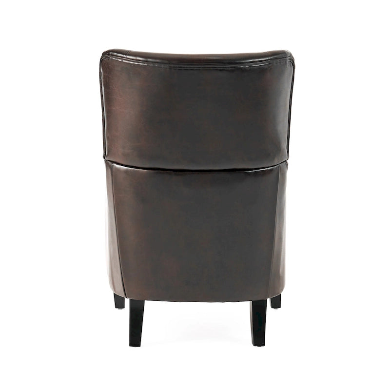 Fauteuil d'appoint dossier haut