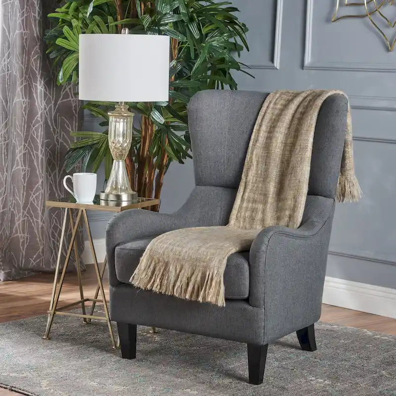 Fauteuil d'appoint dossier haut