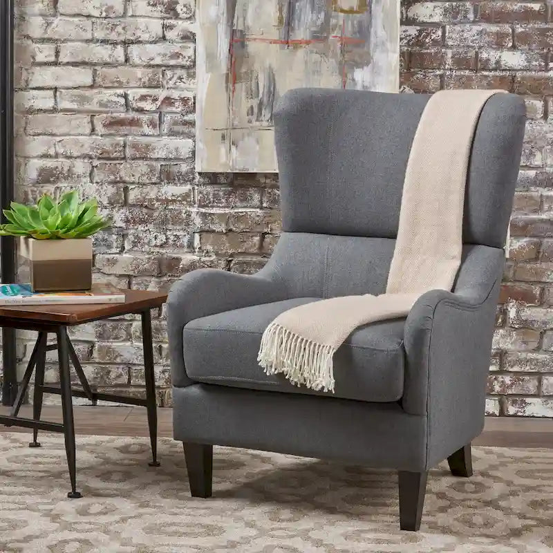 Fauteuil d'appoint dossier haut