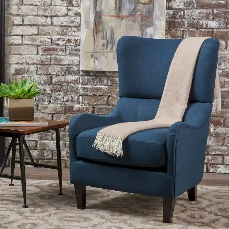 Fauteuil d'appoint dossier haut
