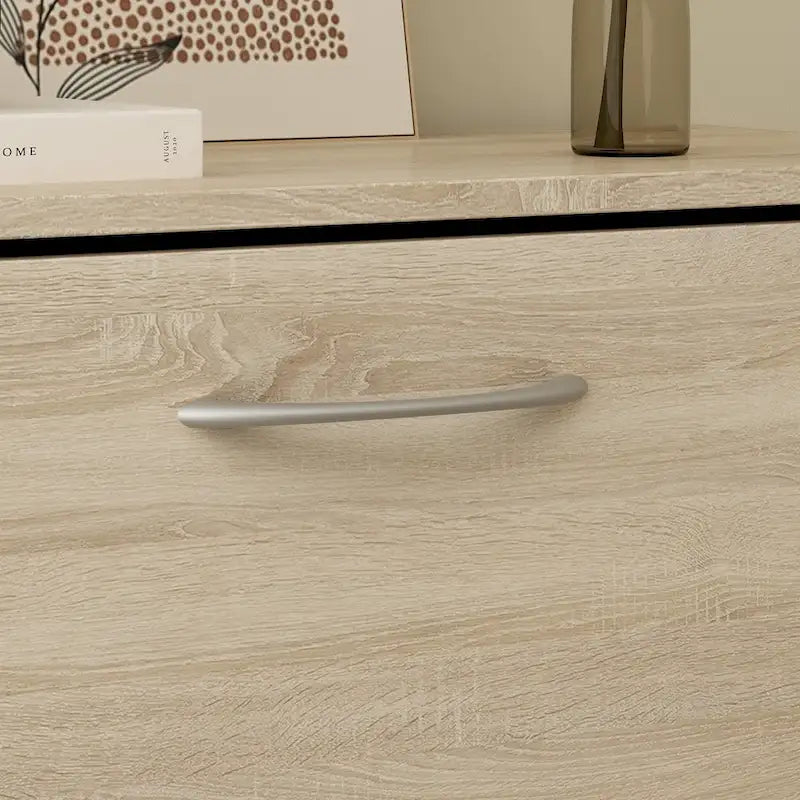 Meuble à chaussures moderne pour entrée, meuble à chaussures de sol à 2 niveaux