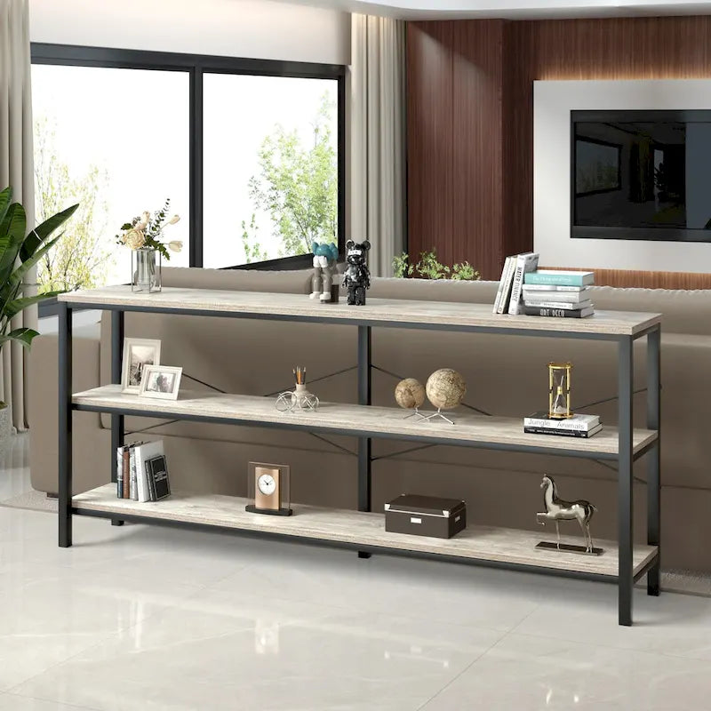 Console de canapé, table console étroite et longue pour entrée