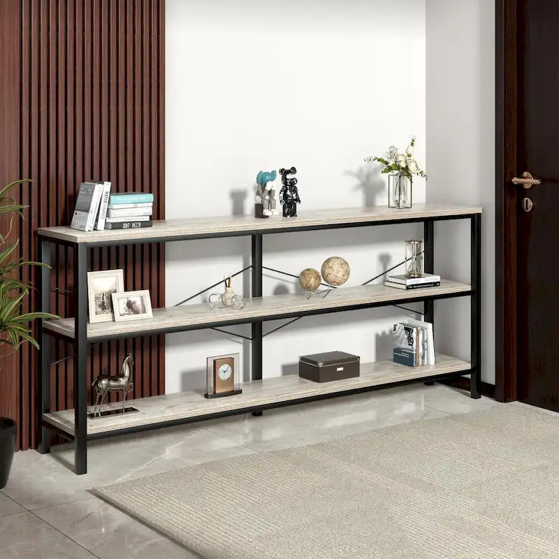 Console de canapé, table console étroite et longue pour entrée