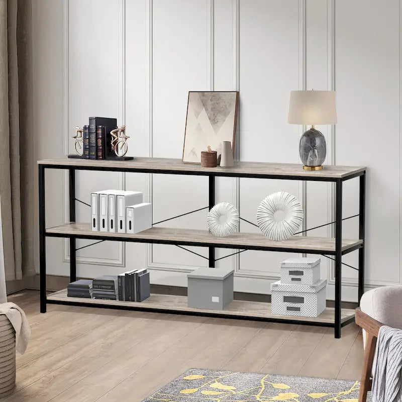 Console de canapé, table console étroite et longue pour entrée