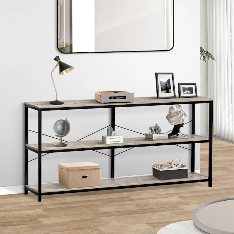 Console de canapé, table console étroite et longue pour entrée