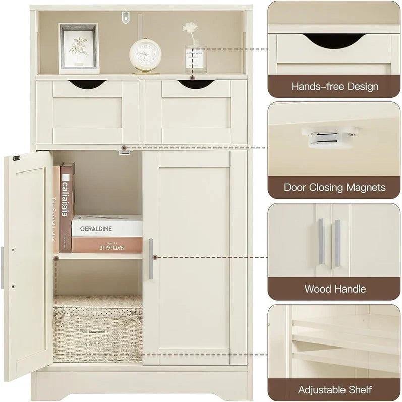 Meuble bas de rangement à 2 portes