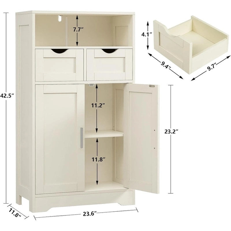 Meuble bas de rangement à 2 portes