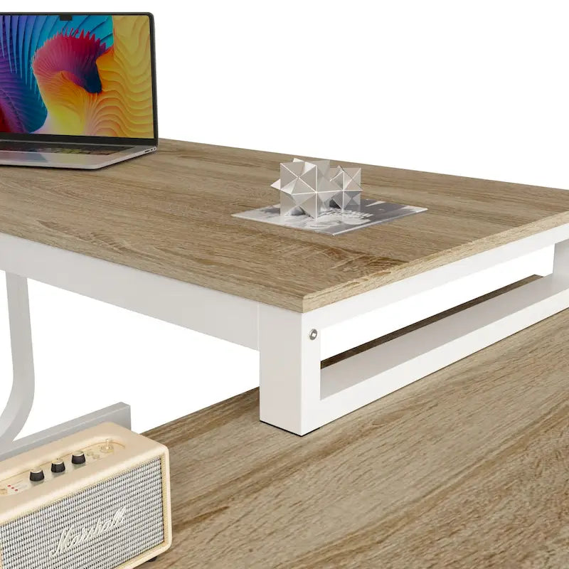 Bureau informatique en L de 55 pouces