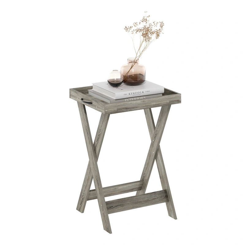 Table d'appoint classique avec plateau amovible