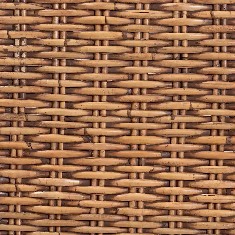Chaise de salle à manger moderne en rotin naturel de style bohème
