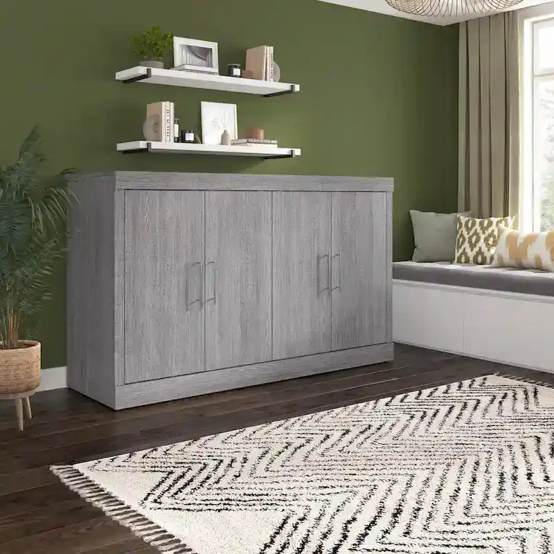 Lit armoire avec matelas pour chambre d'amis