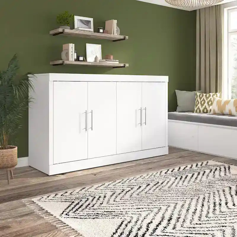Lit armoire avec matelas pour chambre d'amis