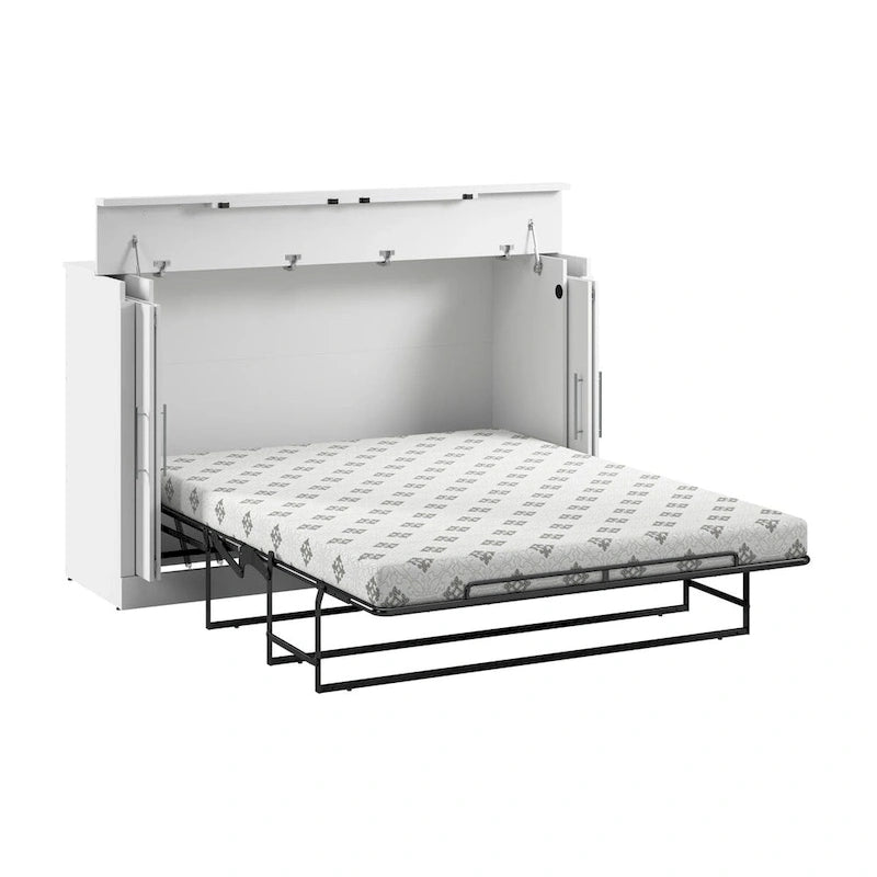 Lit armoire avec matelas pour chambre d'amis