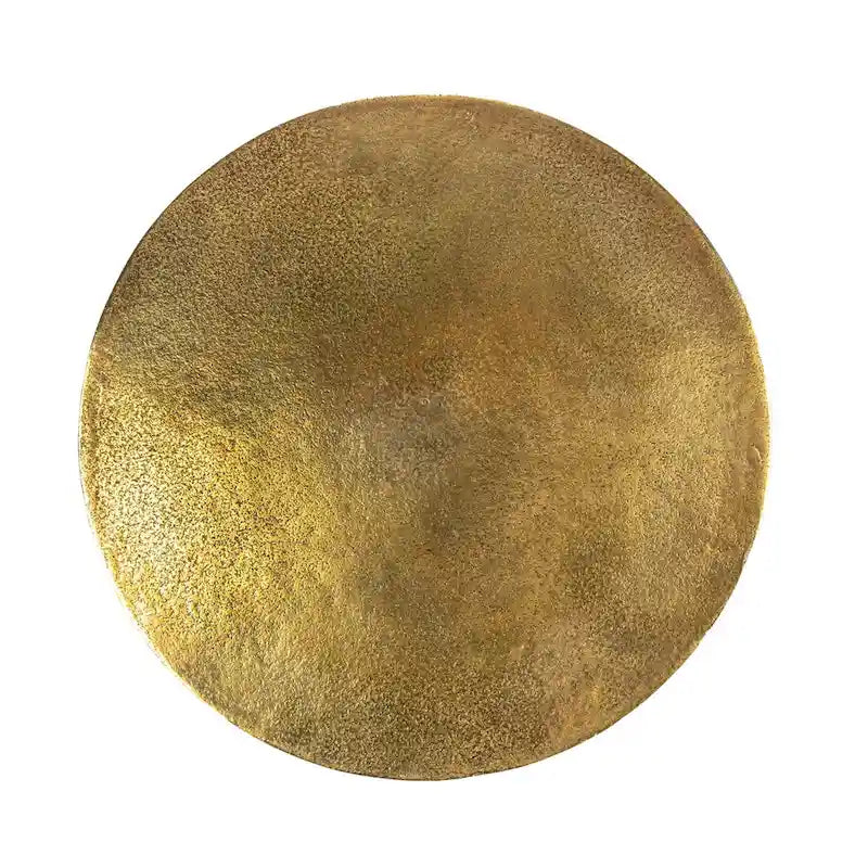 Table d'appoint nautique avec pied ancre