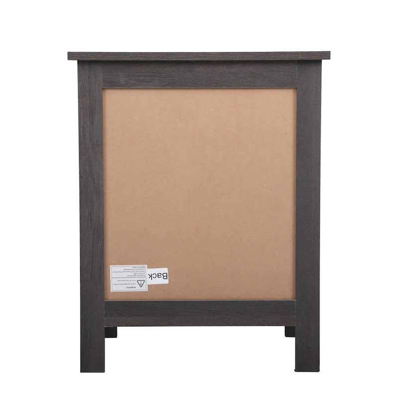Table de chevet industrielle avec porte