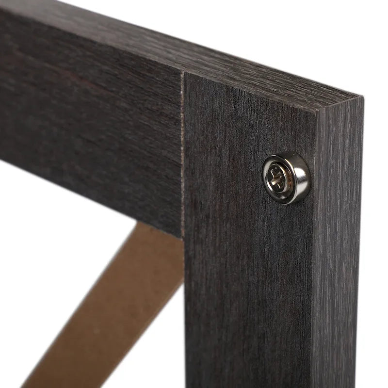 Table de chevet industrielle avec porte