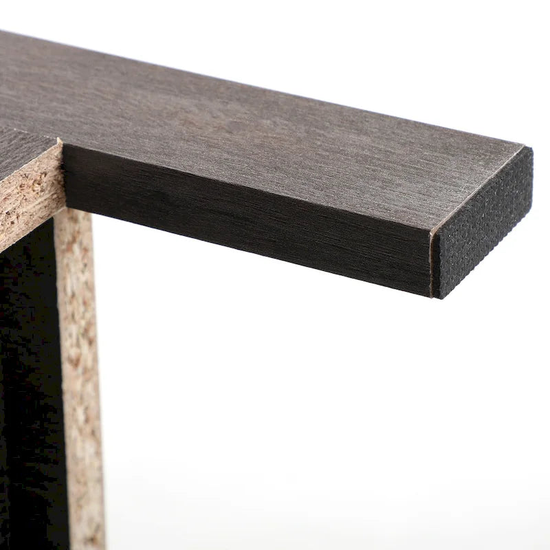Table de chevet industrielle avec porte