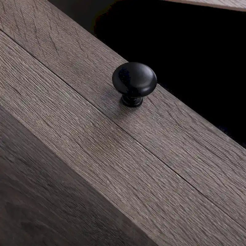 Table de chevet industrielle avec porte