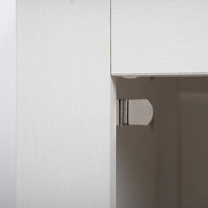 Table de chevet industrielle avec porte