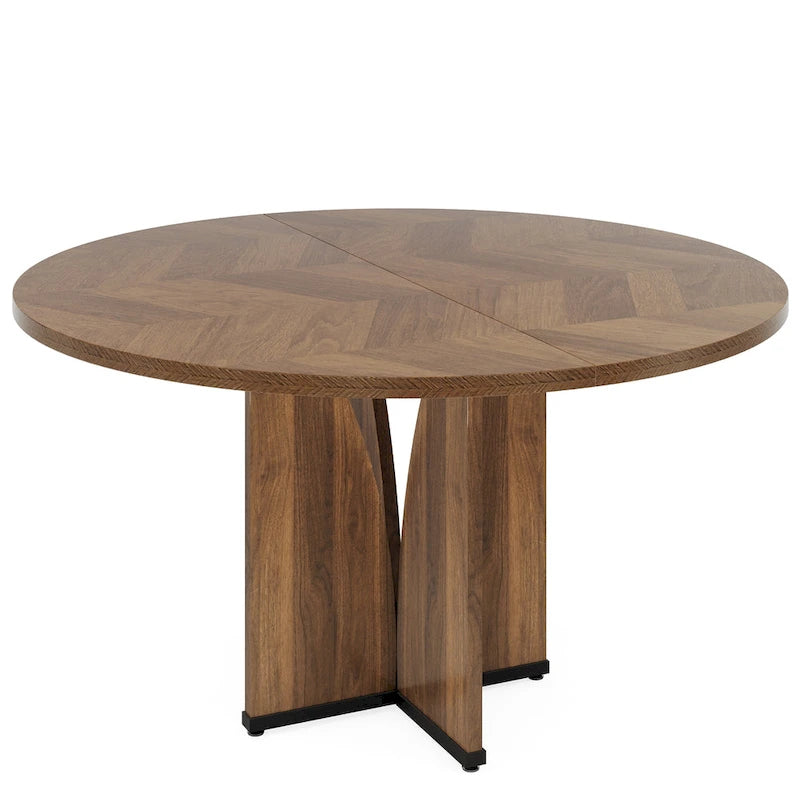 Table à manger ronde pour cuisine et salle à manger