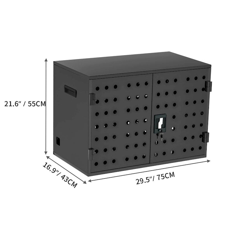 Armoire de charge métallique