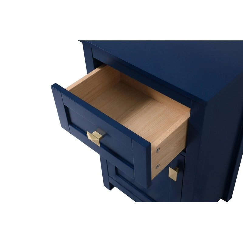 Meuble de rangement autoportant Indigo Home de 18 pouces pour salle de bain