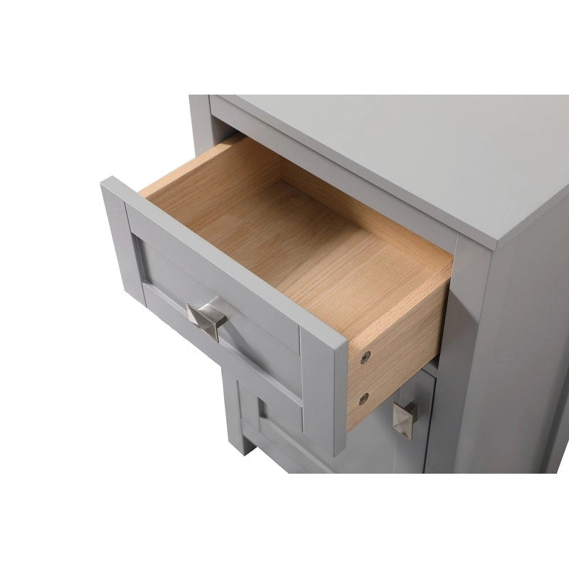 Meuble de rangement autoportant Indigo Home de 18 pouces pour salle de bain