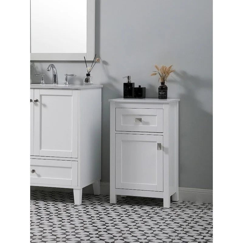 Meuble de rangement autoportant Indigo Home de 18 pouces pour salle de bain