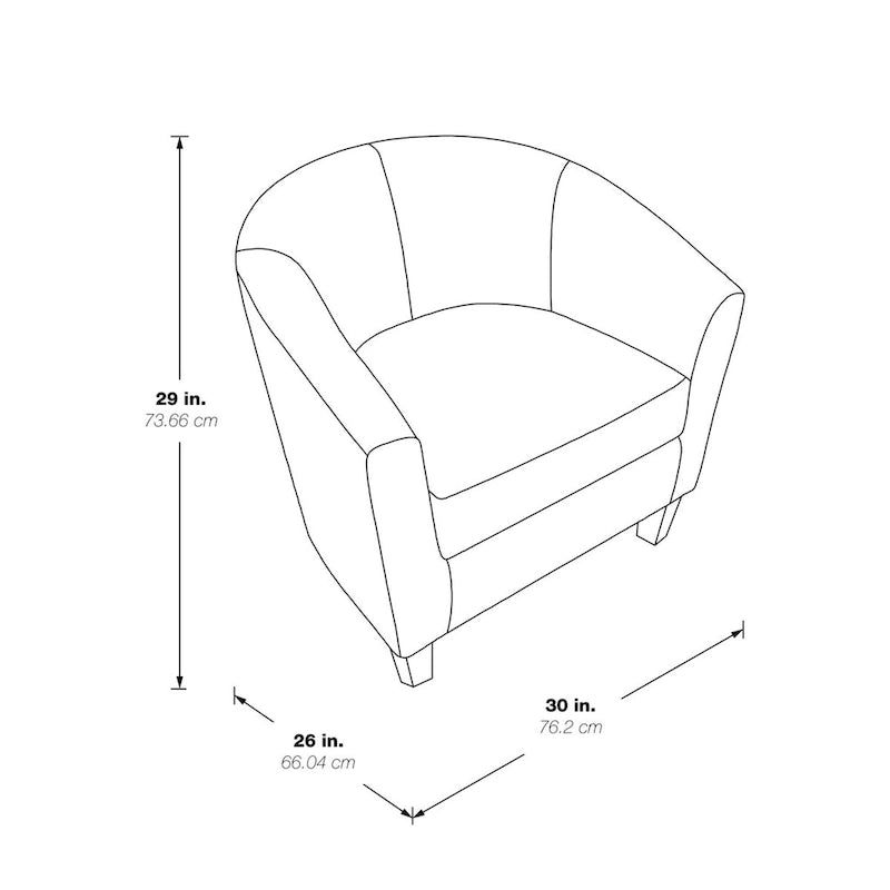 Fauteuil baignoire Ethan Mid-Century